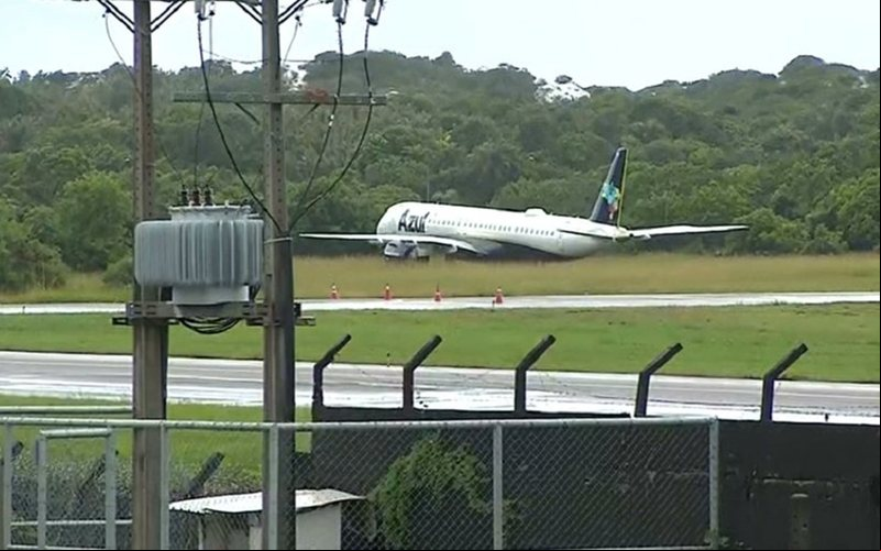 A aeronave cumpria voo procedente do aeroporto de Viracopos, em Campinas - Reprodução/Redes Sociais