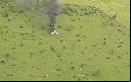 A aeronave fez um pouso forçado no Mato Grosso e foi incendiada - FAB/Divulgação