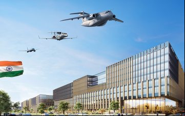 Nova unidade em Nova Delhi vai atuar em áreas estratégicas dos setores civis e militares - Embraer
