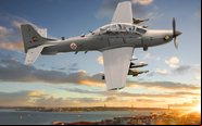 O A-29N Super Tucano contará com configurações para missões OTAN - Embraer/Divulgação