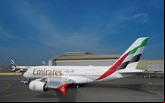 Airbus A380 com a nova pintura da Emirates - Divulgação
