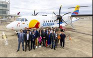 A Satena já operada uma frota de dez aeronaves de fabricação europeia - ATR