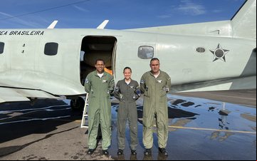 Tenente aviadora Gabriela Ariana Fernandes do Couto entra para a história do 3º/7º GAV como a mais jovem comandante - FAB/Soldado Keven Donald