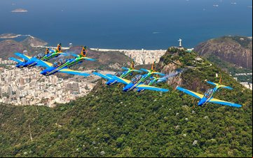 Esquadrilha da Fumaça está de volta com as apresentações depois de dois anos sem demonstrações - Divulgação