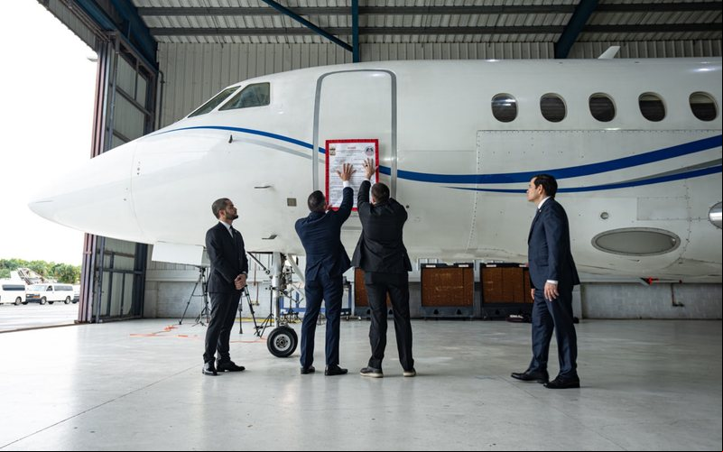 Aeronave de Maduro foi confiscada durante manutenção em Santo Domingo, sob supervisão do secretário de Estado Marco Rubio - Departamento de Estado (DoS)