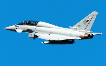 Imagem Kuwait recebe seus primeiros caças Eurofighter Typhoon