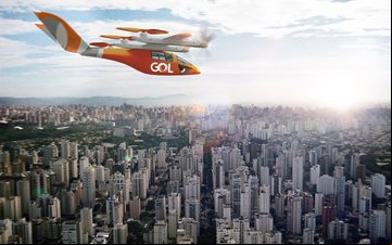Gol encomendou 250 eVtols em setembro de 2021 - Divulgação