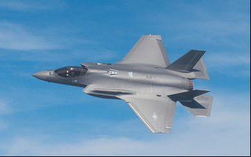 Imagem F-35 da Coreia do Sul foi "abatido" por um pássaro e pousou em emergência