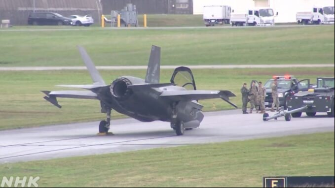 Esta não o primeiro caso de colapso de trem de pouso do caro F-35 - Via NRH