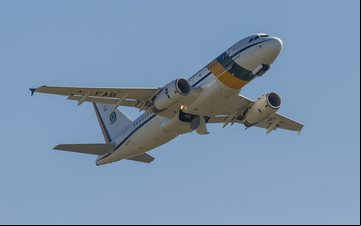 Comprado por Lula em 2005, avião presidencial estava no México para que o presidente acompanhasse a posse da nova presidente do México Claudia Sheinbaum - FAB