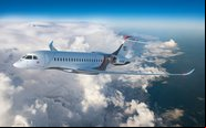 Falcon 10X é a aposta da Dassault para o mercado de aviões de ultralongo alcance e cabine larga - Dassault