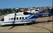 Um dos modelos que a Omni possui em sua frota, o AW139, poderá fazer missões em áreas de risco ou de difícil o - Divulgação