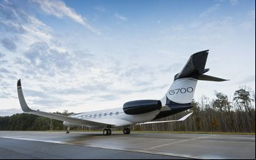 Imagem Novo avião de negócios a Gulfstream tem cinco zonas de cabine e alcance de 13.890 km