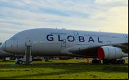 A Global Airlines irá operar com quatro Airbus A380-800 com voos de Londres para os EUA - Divulgação.