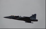 Os Gripen F-39E voaram sobre os céus de Anápolis durante a cerimônia - AERO Magazine / André Magalhães