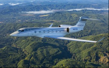 G500 é um jato de longo alcance e três zonas de cabine da Gulfstream que pode chegar aos 1.140 km/h - Gulfstream