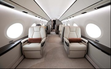 Interior do Gulfstream G700 - Divulgação