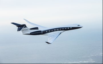 G700 terá alcance de 13.890 quilômetros com oito ageiros e quatro tripulantes - Gulfstream