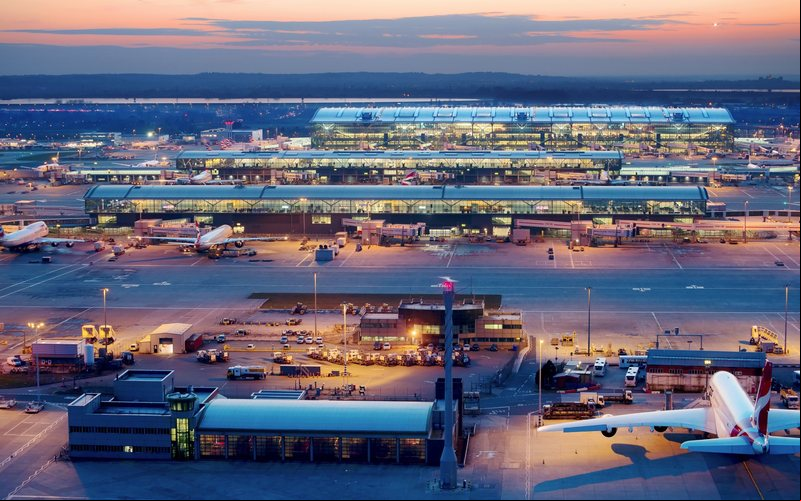 Heathrow é o segundo maior em tráfego internacional - Divulgação