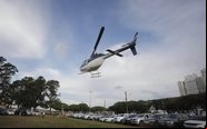 Um Bell 206B transportará visitantes em um eio de seis minutos - Expoingá/Divulgação