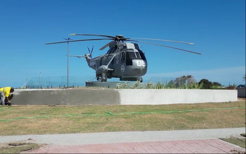Ação foi feita em parceria entre Prefeitura e o comando da força aeronaval da Marinha do Brasil - Via YouTube/Marinha do Brasil e Prefeitura de São Pedro da Aldeia