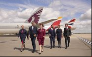 A Iberia voará de Madri para Doha, a partir de dezembro. ageiros poderão fazer conexão com voos da Qatar Airways - Divulgação