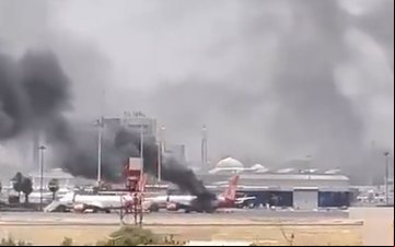Paramilitares tomaram o controle do aeroporto internacional de Cartum, capital do país - Reprodução/Redes Sociais