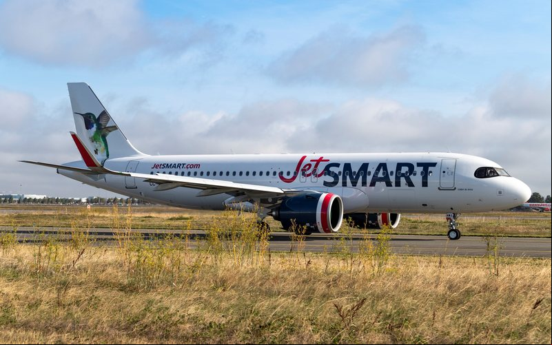 JetSmart opera com um frota composta por mais de 20 aviões da família A320 - Airbus