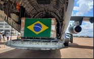 Missão para a Polônia é a terceira viagem humanitária do KC-390 em um intervalo de dois anos - AERO Magazine/André Magalhães