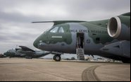 O KC-390 é o maior avião militar já produzido pela Embraer, sendo também o maior avião do hemisfério Sul - FAB