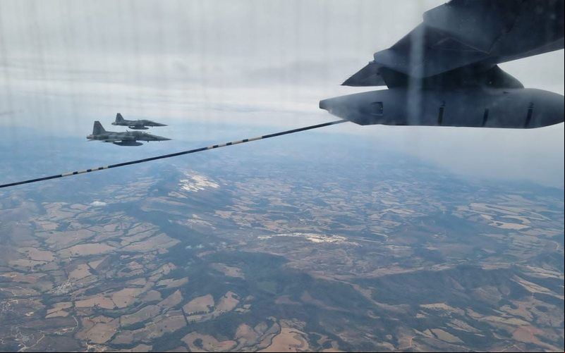 Além da missão de Revo,o KC-390 também pode desempenhar diversas operações - Acervo 1º GTT/ FAB