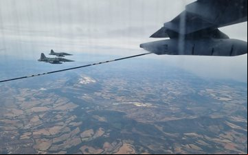 Além da missão de Revo,o KC-390 também pode desempenhar diversas operações - Acervo 1º GTT/ FAB