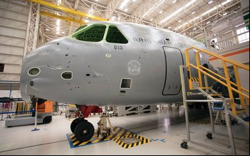 Segunda unidade do KC-390 deverá começar a ser produzida em 2024 - Embraer