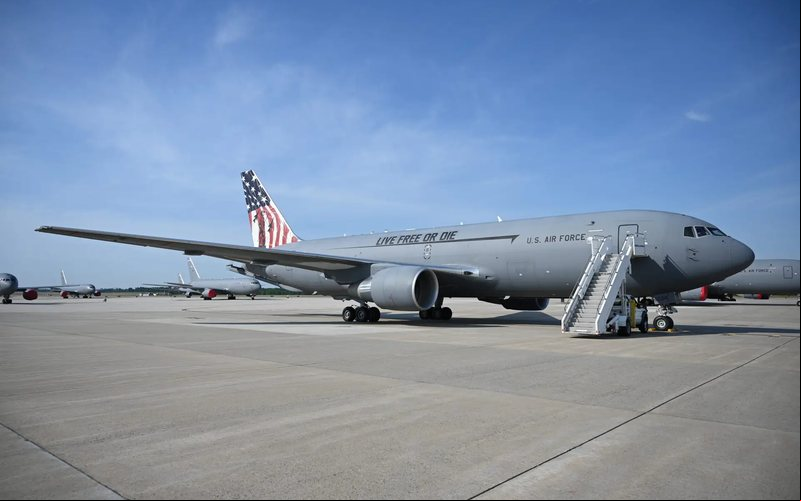 KC-46A Pegasus é um Boeing 767-200 modificado para operação de reabastecimento em voo - Guarda Nacional Aérea dos EUA