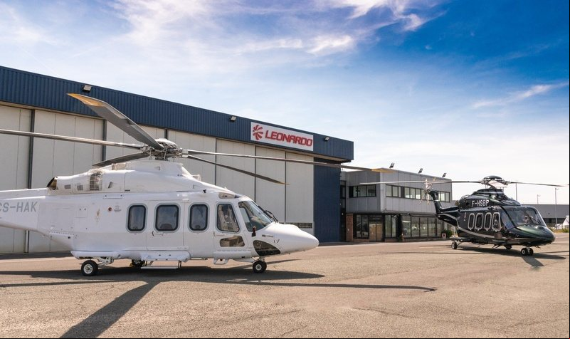 Centro de serviços de Le Bourget atende a crescente demanda europeia por helicópteros VIP e corporativos - Leonardo