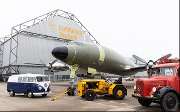A aeronave será exposta em um centro de conferência da companhia aérea, em Frankfurt, no fim do ano - Lufthansa