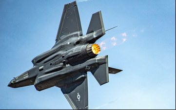 Motores do fabricante inglês também equipam o novo F-15EX,na versão F-110GE-129 - USAF / Sgt. Nicolas Myers