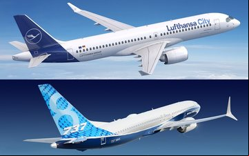 Encomenda reintroduz o 737 na frota da companhia alemã - Divulgação