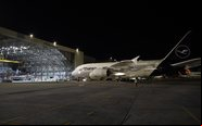 A380 matrícula D-AIMK nas instalações da Lufthansa Technik, em Manila - Divulgação