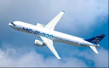 Imagem Rússia pretende trocar fornecedores de aviônicos do MC-21
