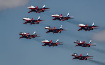 Show aéreo acontece aos arredores da capital Moscou - Aviasalon Maks