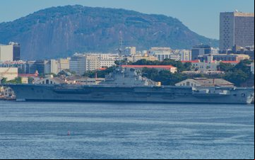Navio chegou a ser enviado a Turquia, mas não pode entrar em águas territórias  do país - AERO Magazine / André Magalhães