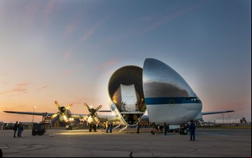 Super Guppy é um dos maiores cargueiros do mundo em volume interno disponível - Nasa