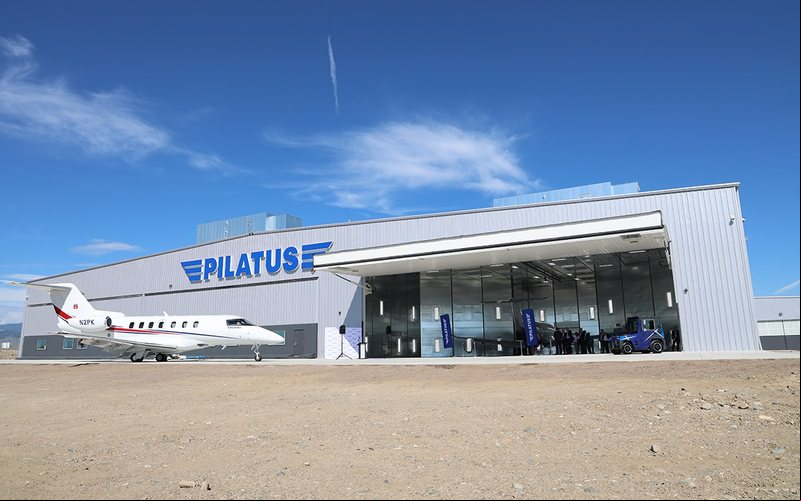 Alta demanda por aeronaves Pilatus levou à abertura de uma nova oficina de pintura nos EUA - Pilatus/Divulgação