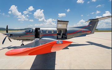 PC-12 pode transportar até oito ageiros - Divulgação
