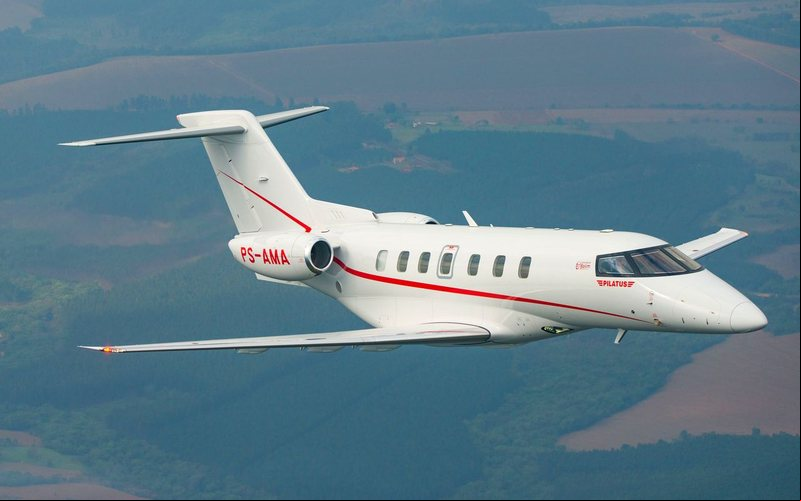 Jato PC-24 da Pilatus é utilizados pela empresa - Divulgação