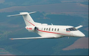Jato PC-24 da Pilatus é utilizados pela empresa - Divulgação