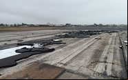 Pista do aeroporto de Navegantes possui 1.701 metros de comprimento por 45 de largura - Reprodução/Redes sociais