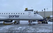 Embraer 195-E2 da Porter Airlines se prepara para seu primeiro voo comercial - Divulgação