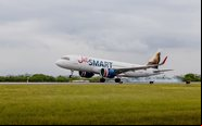 Montevidéu é o terceiro destino internacional operado pela JetSmart na capital fluminense - RIOgaleão/Divulgação